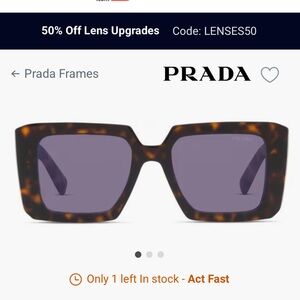 NWT Prada sunglasses